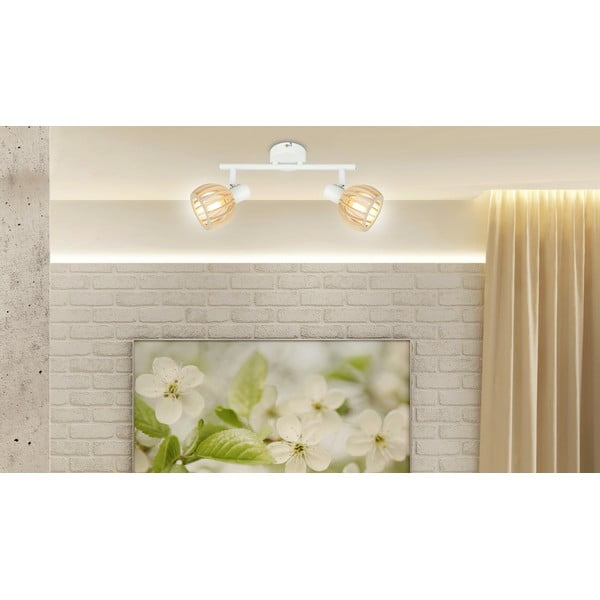 Lampada da soffitto in colore bianco-naturale ø 10 cm Atarri - Candellux Lighting-image-2