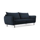 Divano in velluto blu scuro 160 cm Vienna - Cosmopolitan Design
