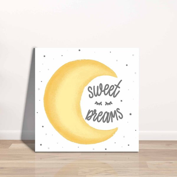 Quadro per bambini 45x45 cm Sweet Dreams - Wallity-image-3