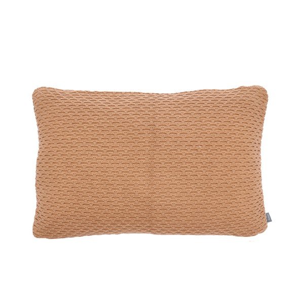 Cuscino Wave Knit arancione in misto cotone e lana, 40 x 60 cm Wave knit - Södahl