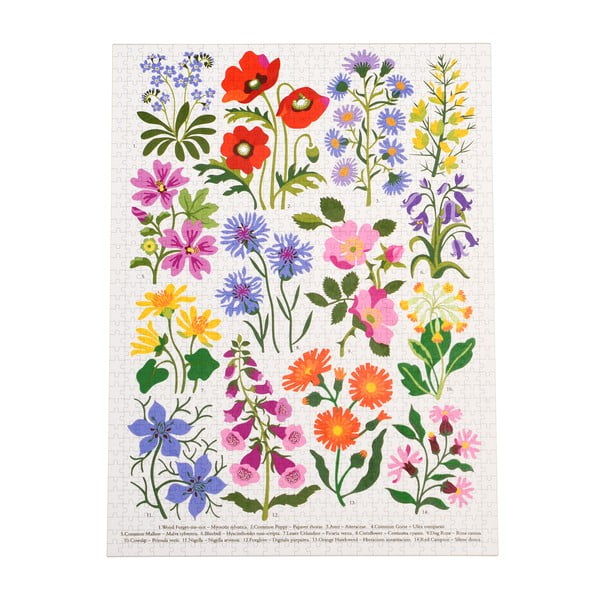 Puzzle 1000 pezzi Wild Flowers - Rex London-image-3
