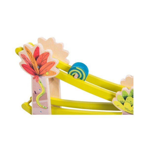 Pista per palline in legno Cascade - Moulin Roty-image-2