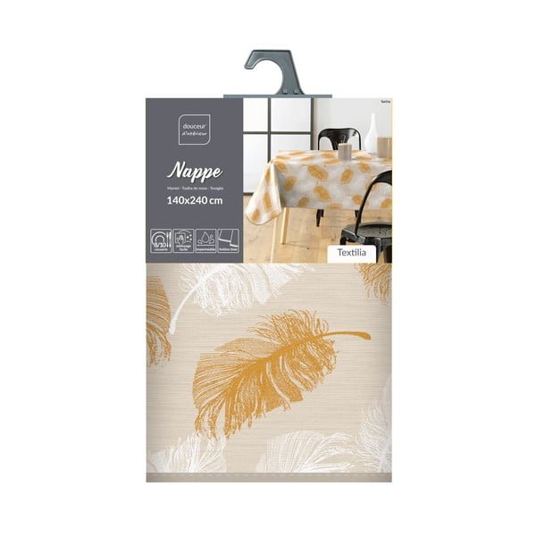 Tovaglia adatta per pulizia con panno umido 140x240 cm Sarina – douceur d'intérieur-image-4