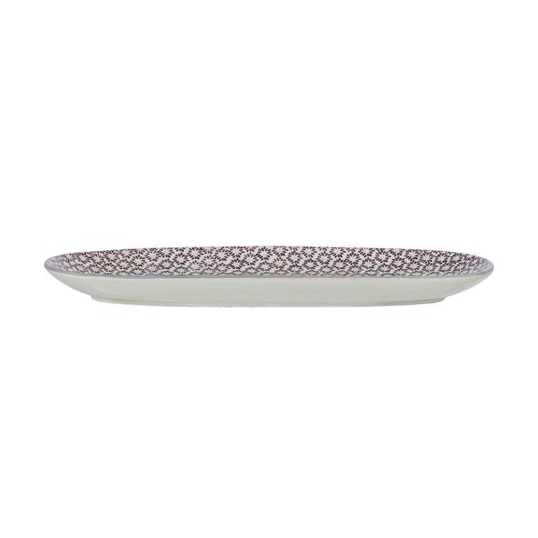 Piatto da portata in gres, 42 x 21 cm Maya - Bloomingville-image-1