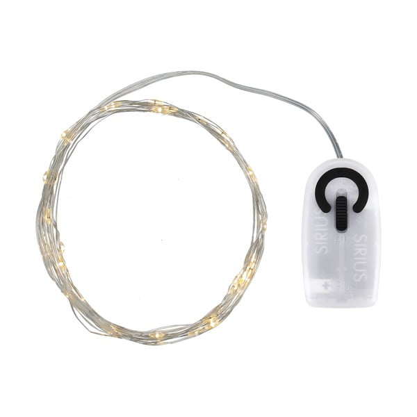 Catena luminosa 40 lampadine lunghezza 390 cm Knirke - Sirius