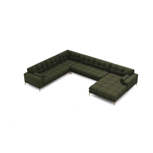 Divano angolare verde (angolo sinistro) Bali - Cosmopolitan Design-image-4