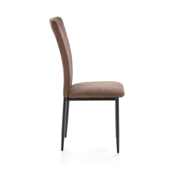 Set di sedie da pranzo marroni 4 pz Holly - Marckeric-image-2