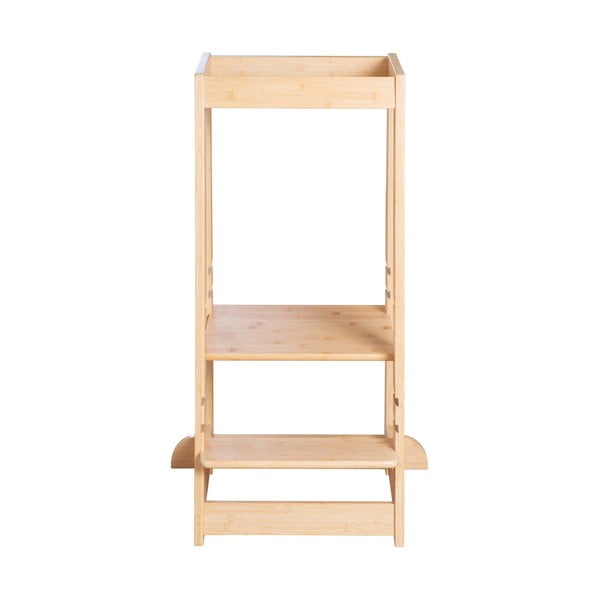 Torre di apprendimento di colore naturale in bambù – Roba-image-4