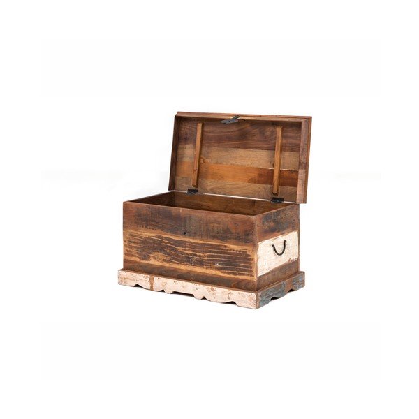 Cassapanca in legno riciclato India - WOOX LIVING-image-2