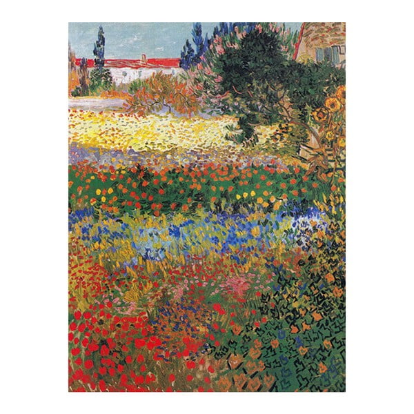 Riproduzione pittorica 30x40 cm Vincent van Gogh - Flower garden - Fedkolor