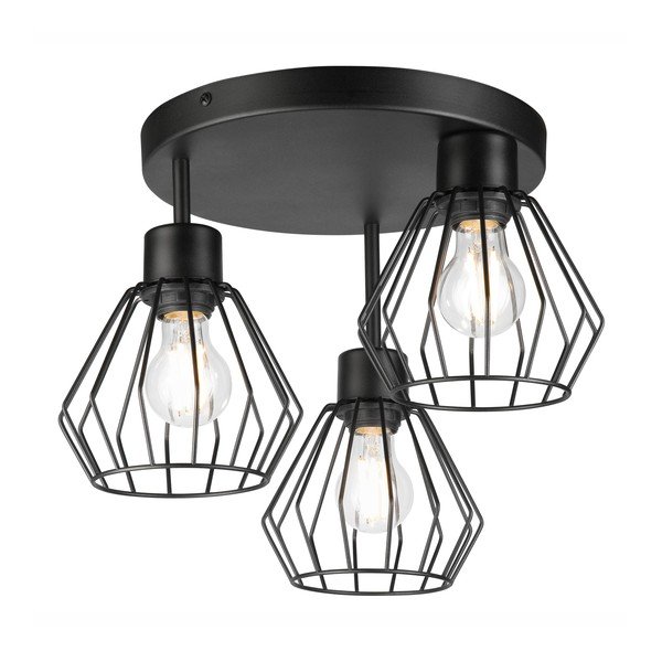 Plafoniera nera Audrey - LAMKUR-image-2