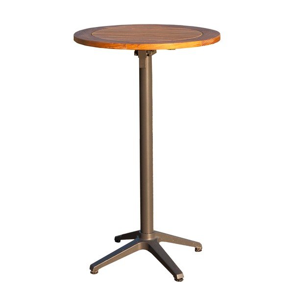 Tavolo da pranzo rotondo da giardino in alluminio ø 68 cm Spring - Ezeis