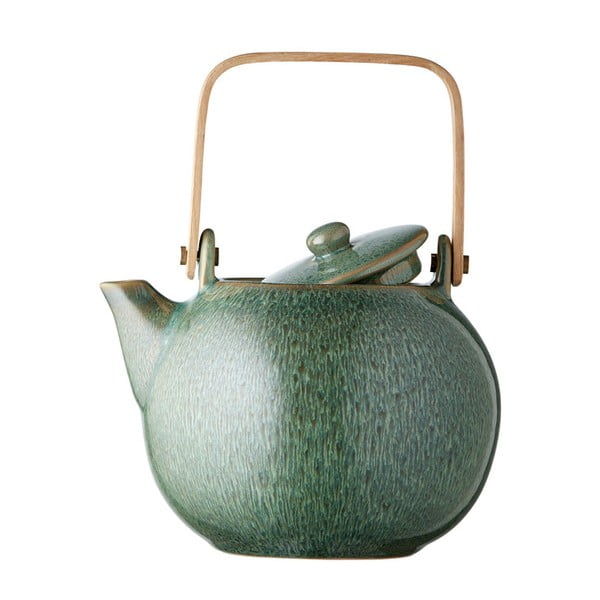 Teiera verde in ceramica con filtro 1,2 l Gastro Green – Bitz-image-2