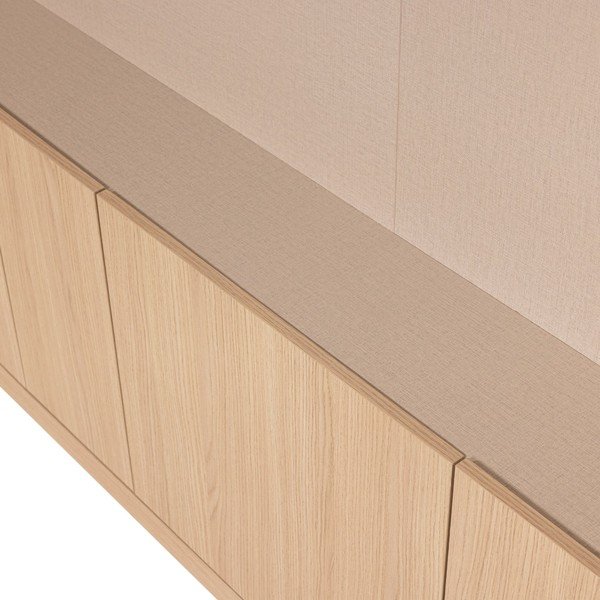 Mobile TV componibile di colore naturale 160x215 cm Build – WOOOD-image-2