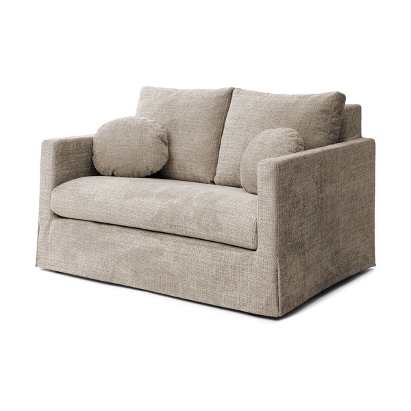Divano beige 140 cm Paphos – Ropez