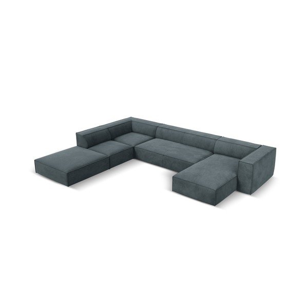 Divano angolare (angolo sinistro) in grigio petrolio Madame - Windsor & Co Sofas-image-2