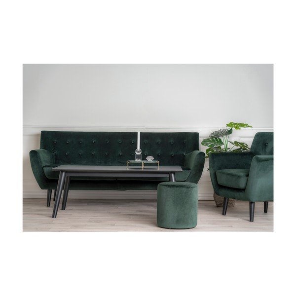 Divano in velluto verde scuro Monte - House Nordic-image-3