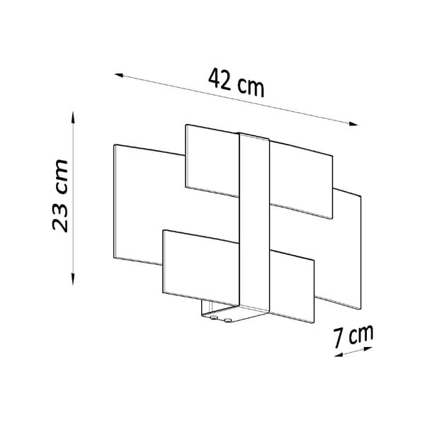 Lampada da parete bianca Marett - Sollux-image-2