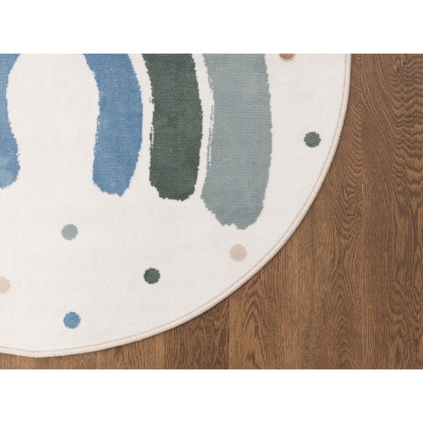 Tappeto per bambini verde e avorio ø133 cm Joyful Mint – FD-image-3