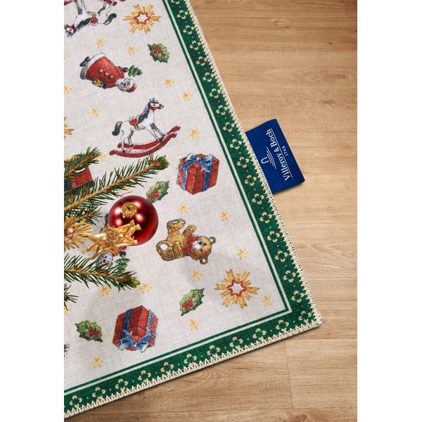 Tappeto verde con motivo natalizio 50x80 cm Green Christmas - Villeroy&Boch-image-2