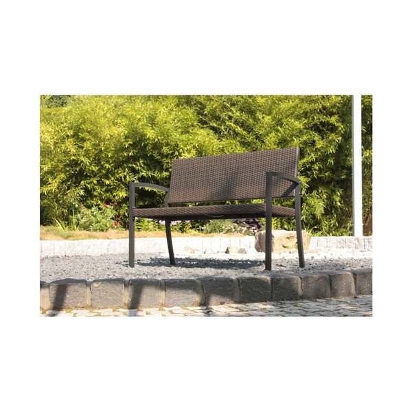 Panchina da giardino marrone scuro ADDU Sanremo - Garden Pleasure-image-2