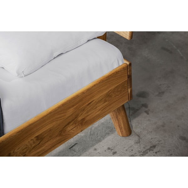 Letto matrimoniale in rovere 160x200 cm Greg 2 - The Beds-image-3