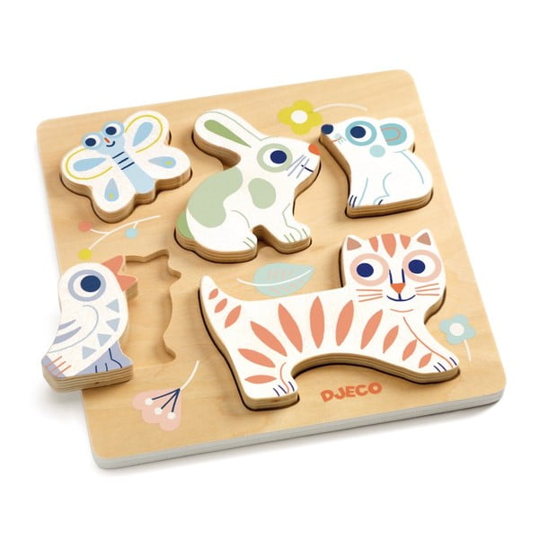 Puzzle a inserimento in legno - Djeco
