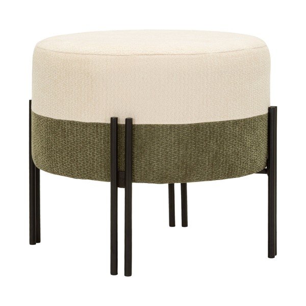 Poggiapiedi color kaki/color crema Modern Style – Mauro Ferretti