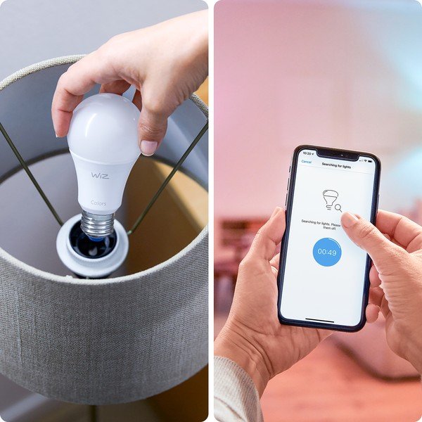 Lampadina smart LED con presa E27, 7 W – WiZ-image-1