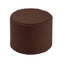 Pouf per bambini marrone scuro con rivestimento in bouclé Warm Hazel – Wigiwama