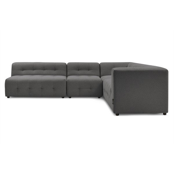 Divano angolare grigio scuro (angolo destro) Kleber - Bobochic Paris-image-4