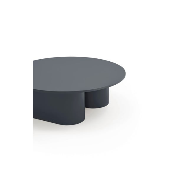 Tavolino da salotto color antracite 110x111 cm Totem – Teulat-image-4