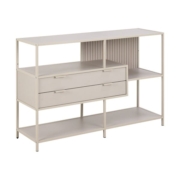 Libreria grigia 114x78x35 cm Seaford - Actona-image-1