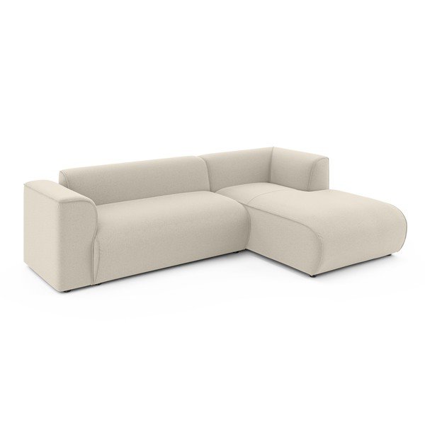 Divano angolare beige (con penisola a destra/con chaise lounge) Merid  – Ropez-image-2