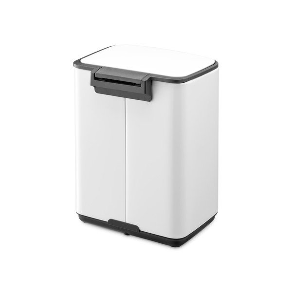 Cestino per la spazzatura bianco in acciaio con pedale 4 l Bo – Brabantia-image-4