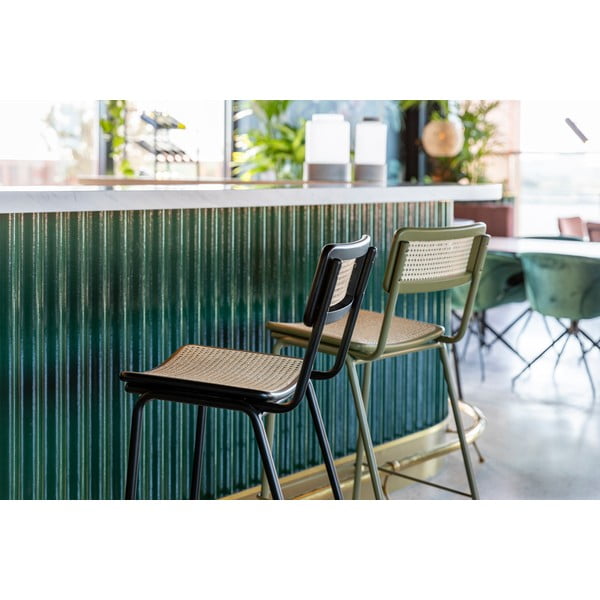 Sgabelli da bar nero/naturale in set di 2 93,5 cm Jort - Zuiver-image-1