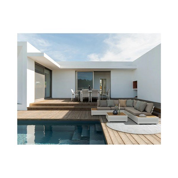 Sedia da esterno bianca in metallo Heta   – Bizzotto-image-4