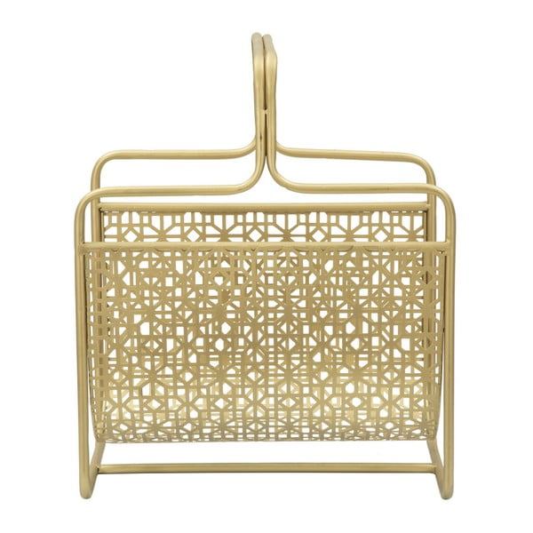 Portariviste in metallo color oro Trivola Glam - Mauro Ferretti-image-4