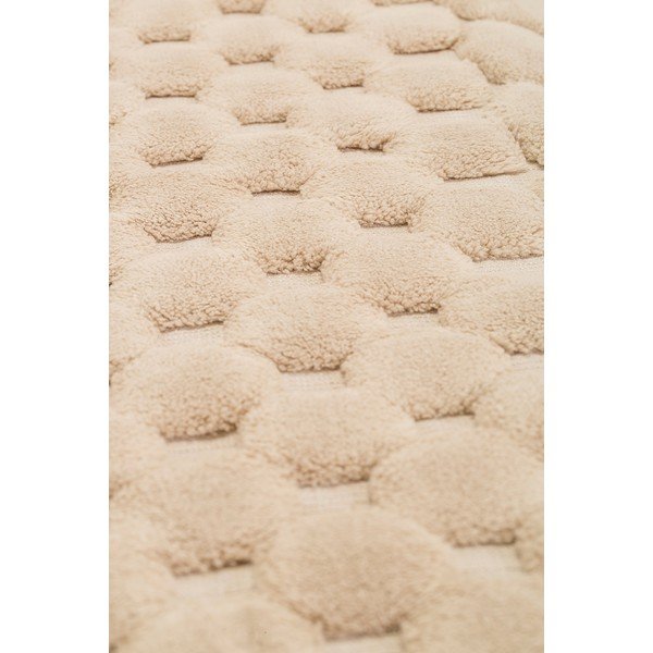 Set di 2 tappeti da bagno in cotone beige Bambi - Foutastic-image-1