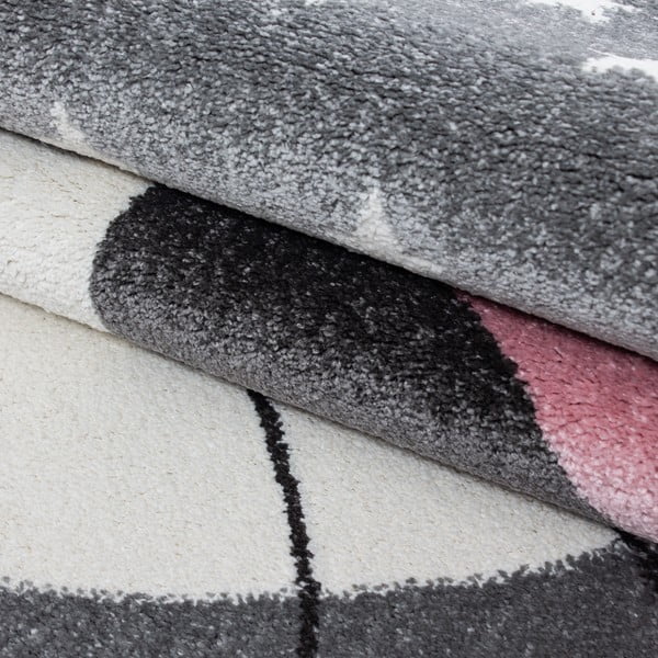 Tappeto per bambini rosa-grigio 80x150 cm Kids - Ayyildiz Carpets-image-2