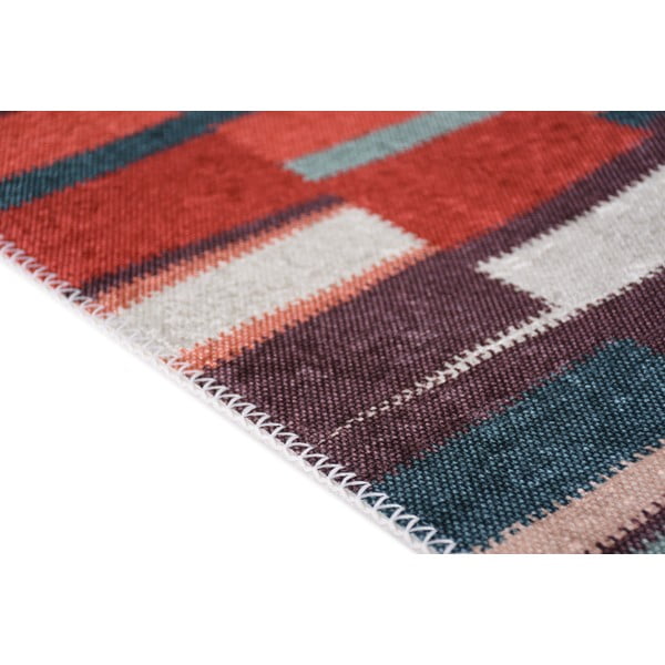 Passatoia rossa lavabile 80x200 cm Blocks of Fun – Vitaus-image-2