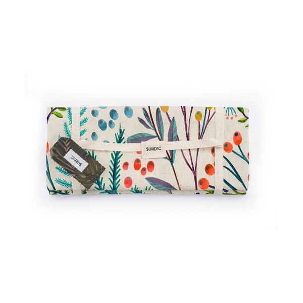 Coperta da picnic Manta Picnic con motivo floreale, 140 x 170 cm Flores Vintage - Surdic