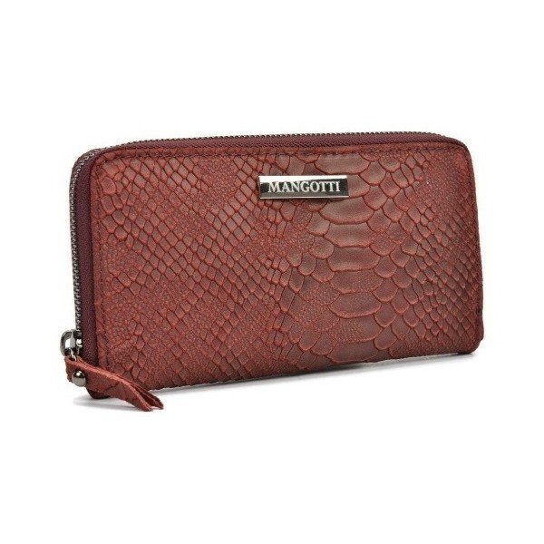 Červené kožené psaníčko Mangotti Muriello-image-3