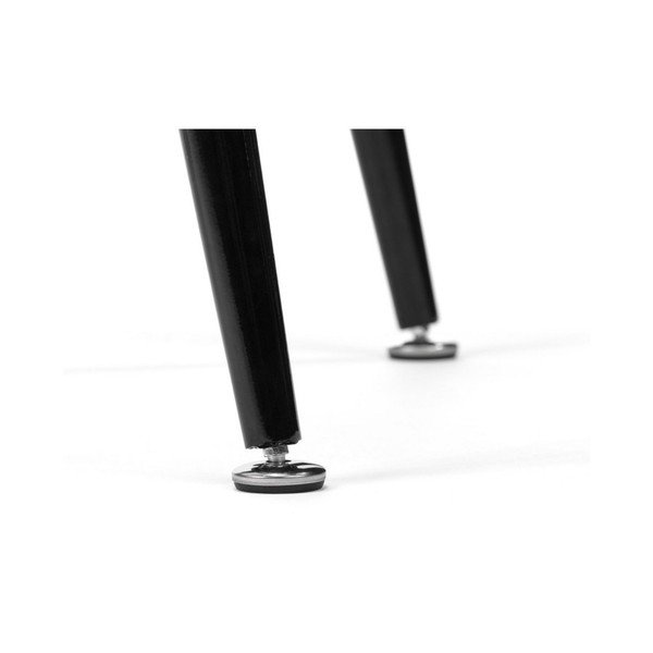 Scrivania bianca con base in metallo nero loomi.design , 100 x 50 cm Diego - Bonami Essentials-image-2