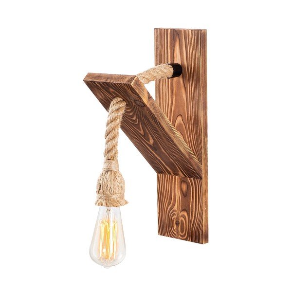 Lampada da parete di colore naturale Erebos – Opviq lights-image-2