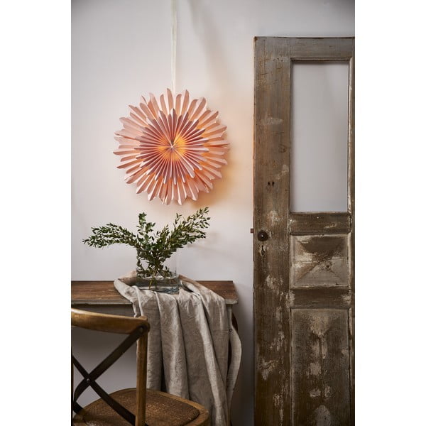 Decorazione luminosa natalizia rosa ø 50 cm Crystal - Star Trading-image-4