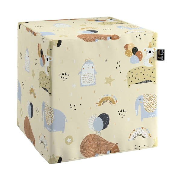 Pouf per bambini beige Magic - Yellow Tipi