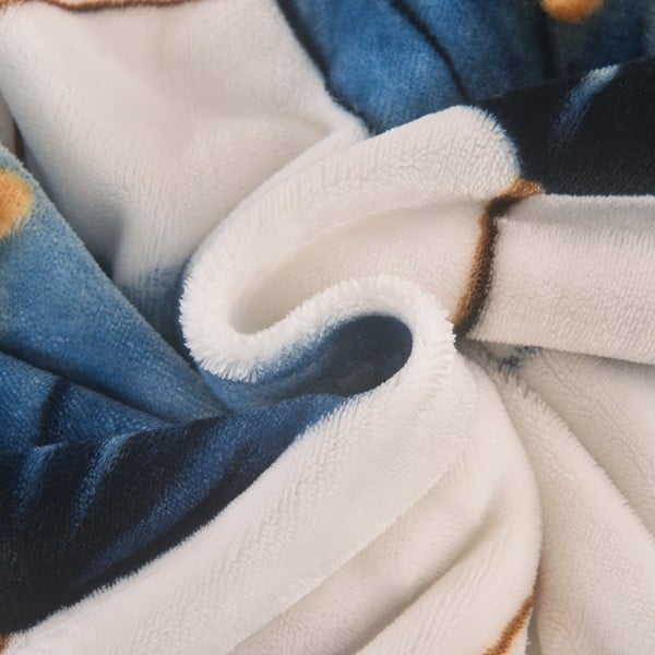 Set copripiumino e federa blu scuro in micropile per letto singolo 140x200 cm Marbella – My House-image-2