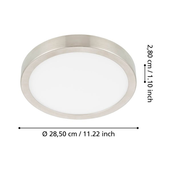 Plafoniera LED grigia FUEVA 5 – EGLO-image-2