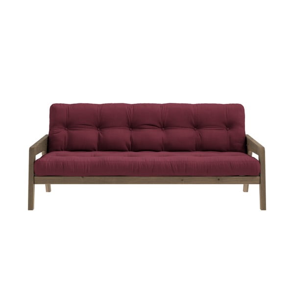 Divano letto rosso 204 cm Grab - Karup Design